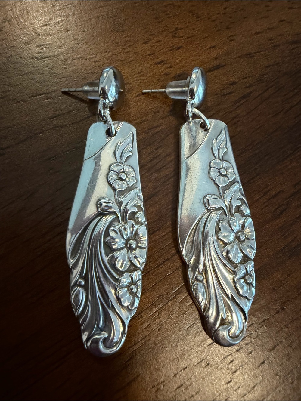 Evening Star Silverware Earrings